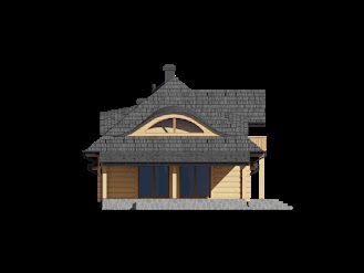 Chmielniki małe dw 77 - Elewacja lewa