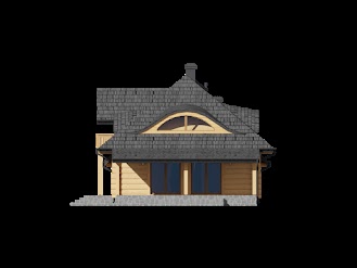 Chmielniki małe dw 77 - Elewacja lewa