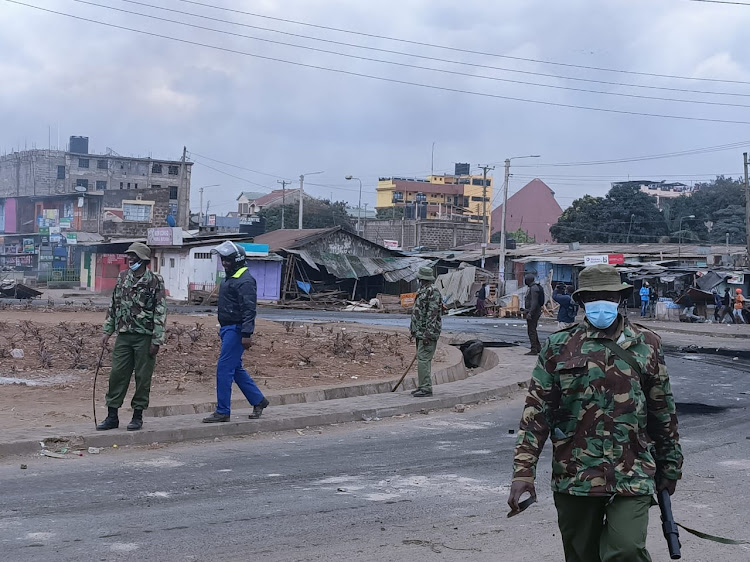 CHAOS: Kahawa West is a no go zone