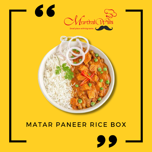 Matar Paneer Rice Box