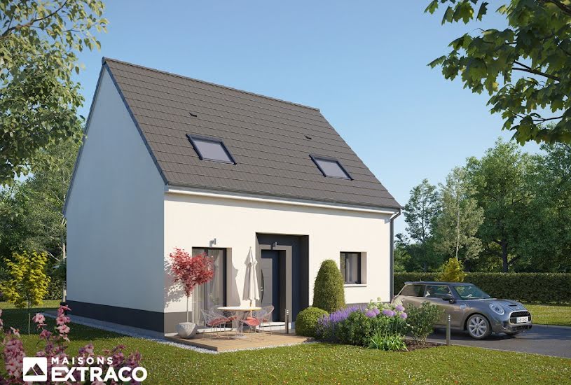  Vente Terrain + Maison - Terrain : 608m² - Maison : 90m² à Bennecourt (78270) 