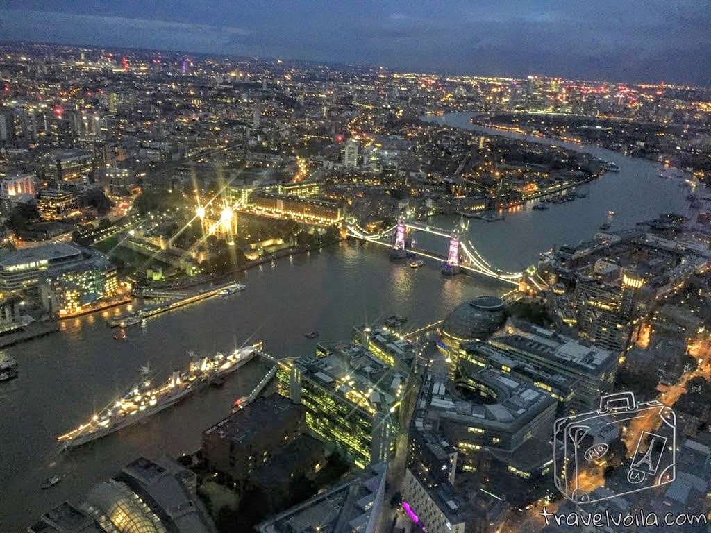 View of Tower Bridge at Night