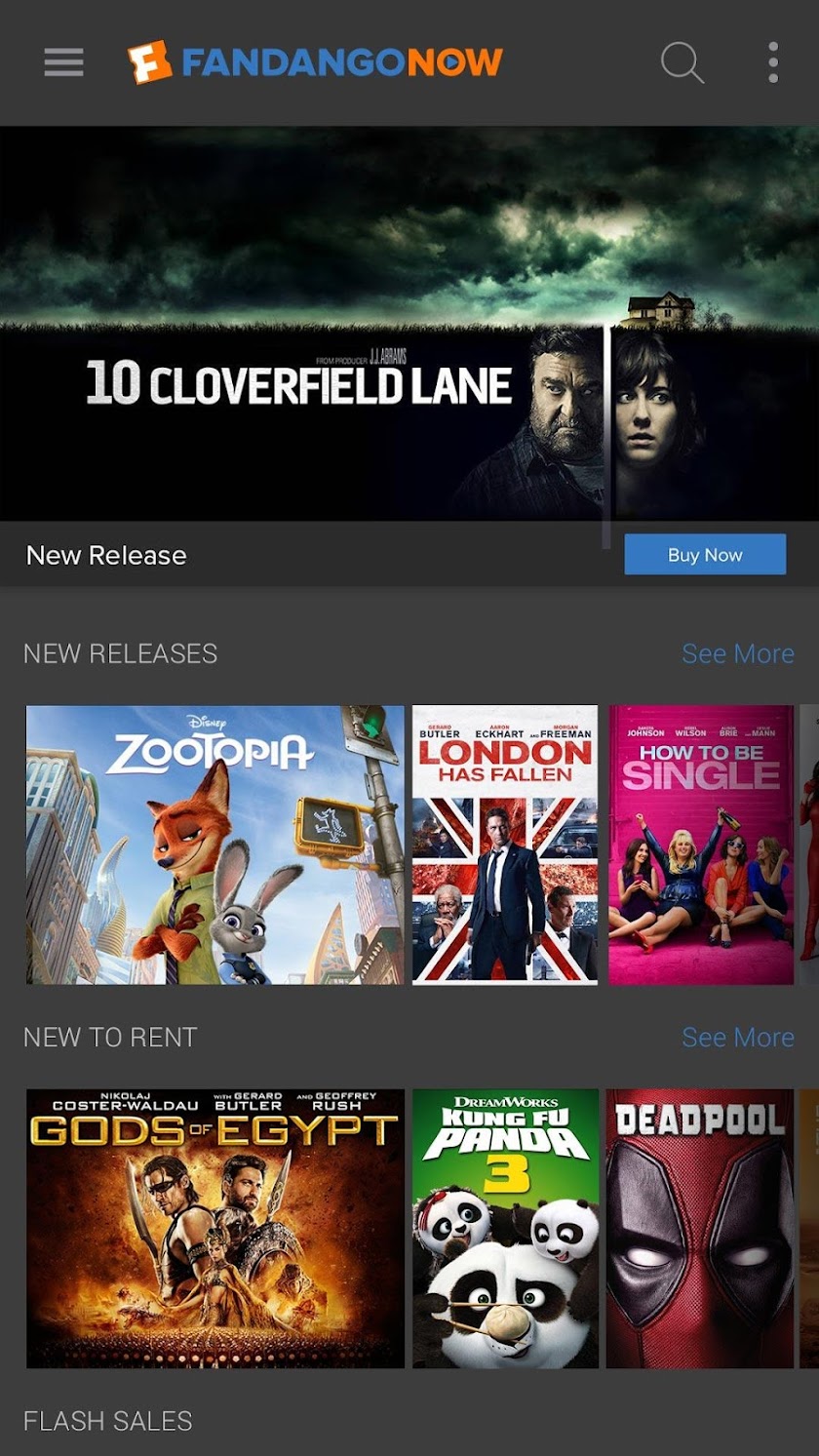 FandangoNOW - Movies + TV Screen 1