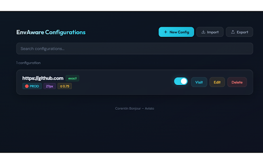 EnvAware screenshot 1