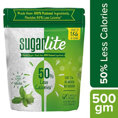 Sugarlite 50% Less Calories Sugar/Sakkare - 500 gm