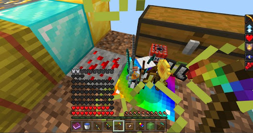 Screenshot One Block Lucky Mod for MCPE