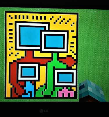 Famiglia, Keith Haring...su minecraft di 1marti2