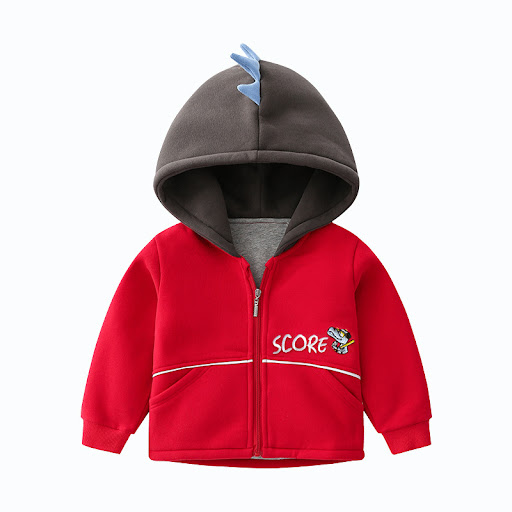 Title 4, Fashionable Kids Warm Thick Hooded Jacket Cozy ...