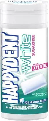 Happydent Xylitol Sugarfree Spearmint Chewing Gum - 27.5 gm