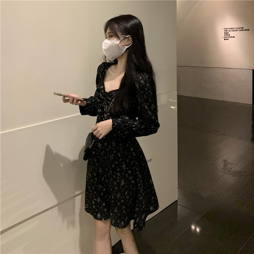 Title 3, Long Sleeve Floral Dress Women