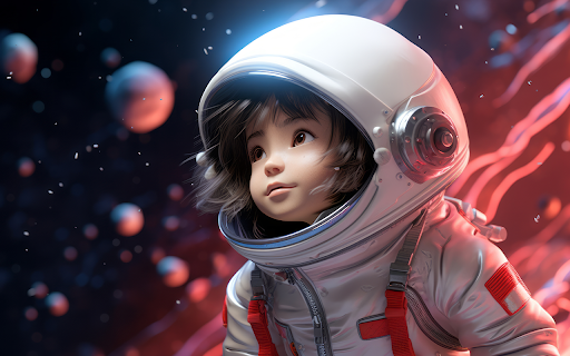 3d rendering astronaut Preview 1