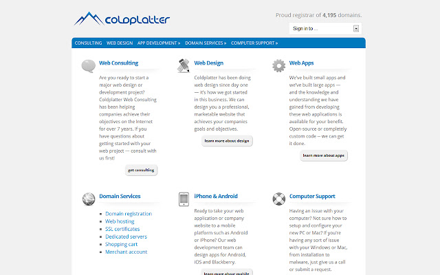 Coldplatter chrome extension