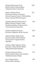 The Pizza Bakery menu 6