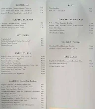 The Cake Shop Gozo menu 1