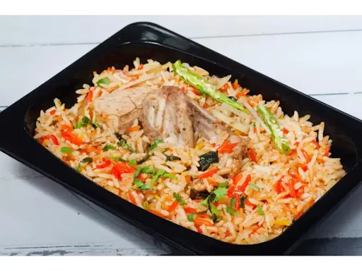 Chicken Dum Biryani With Gravy