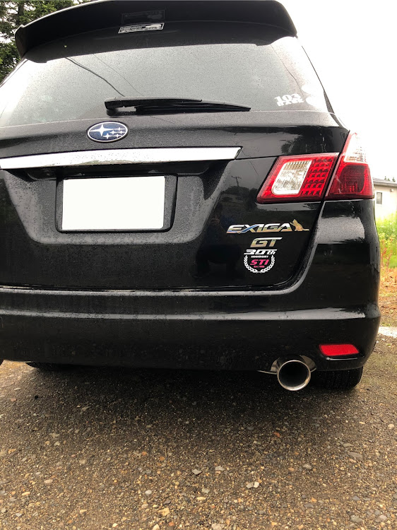 エクシーガのDSH デカール工房 HIDE・デカール貼り付け・Proud of BOXERに関するカスタム事例の投稿画像3枚目