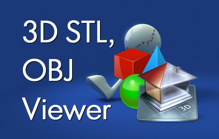 3D STL, OBJ Viewer with Drive small promo image