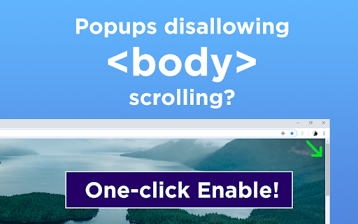 Allow BodyScroll