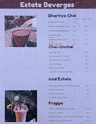 Tea Estate menu 1