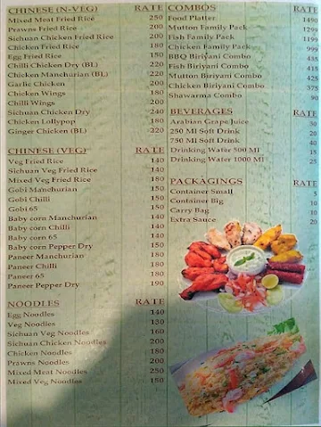 House Of Kebabs menu 