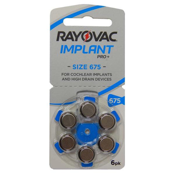 Батарейки для кохлеарных имплантов Rayovac Implant Pro+ (6шт)