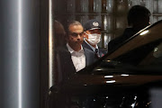 Former Nissan Motor Co. chairman Carlos Ghosn leaves Tokyo Detention House on April 25 2019 in Tokyo, Japan.