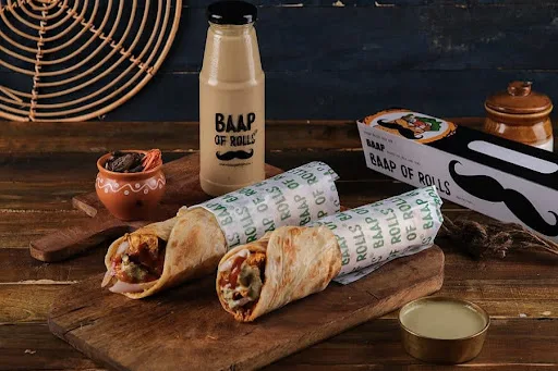 Paneer Roll With Makhani Paneer Roll & 1 Cold Coffee