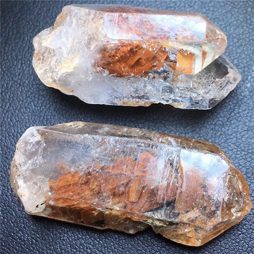Title 4, Natural White Crystal Skeleton Hollow Backbone ...