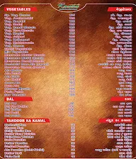 Kanha Snack Bar & Restaurant menu 8