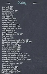 Sri Bharani Mixtures menu 4