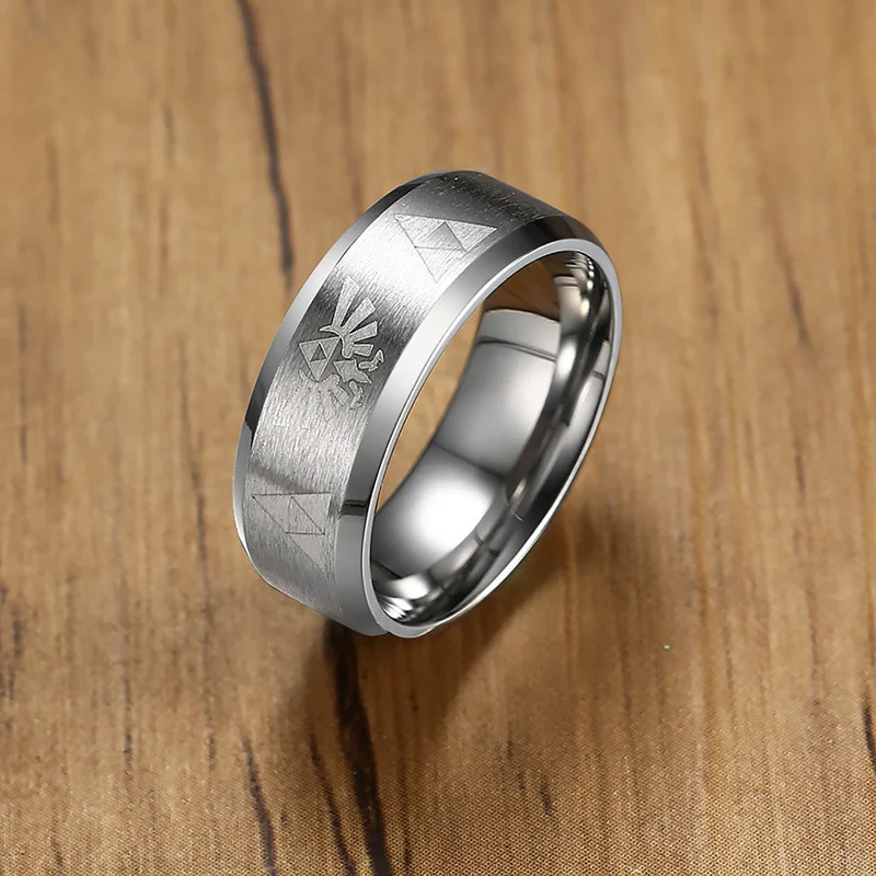 Klassieke mode roestvrijstalen ring Sierlijk sieraad voor dames en heren Tijdloos ontwerp Duurzaam Ideaal cadeau
