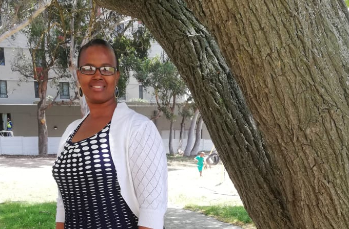 Sandra Tshisa is feeding children from her home in Khayelitsha.