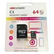 [Mã Elmall6 Giảm 6% Đơn 300K] Thẻ Nhớ Micro Sd Hikvision 64Gb Class 10 - Hàng Chính Hãng