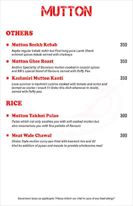 Bali's Bistro menu 4