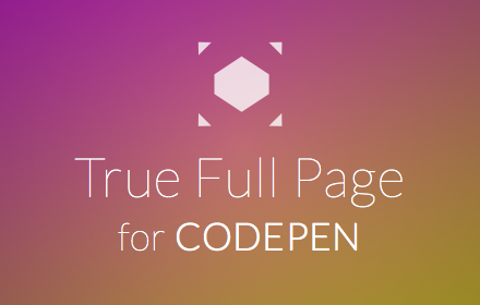 True Full Page for CodePen small promo image