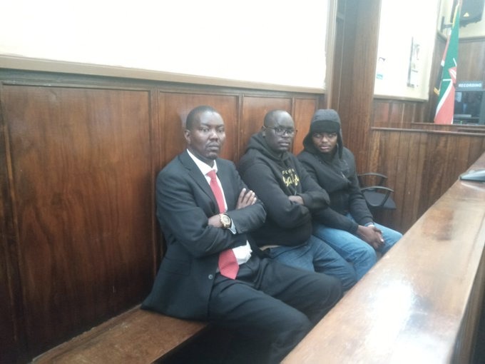 The three are accused of conspiring to steal Sh1.1 billion from a Kenya Commercial Bank account.