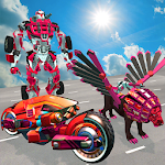 Flying Lion Robot Transform: Robot Shooting Games Apk