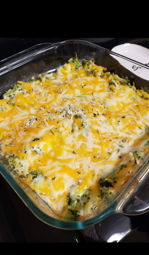 Low Carb (Keto Friendly) Broccoli Cheese Casserole is a yummy side dish, or add diced chicken and you have a main dish! 