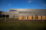 Wooden crates stand outside the Contemporary Amperex Technology Co Ltd (CATL) factory in Arnstadt, Germany.