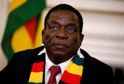 FILE PHOTO: Zimbabwe's President Emmerson Mnangagwa 