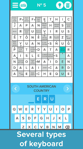 Screenshot Crossword: Arrowword puzzles