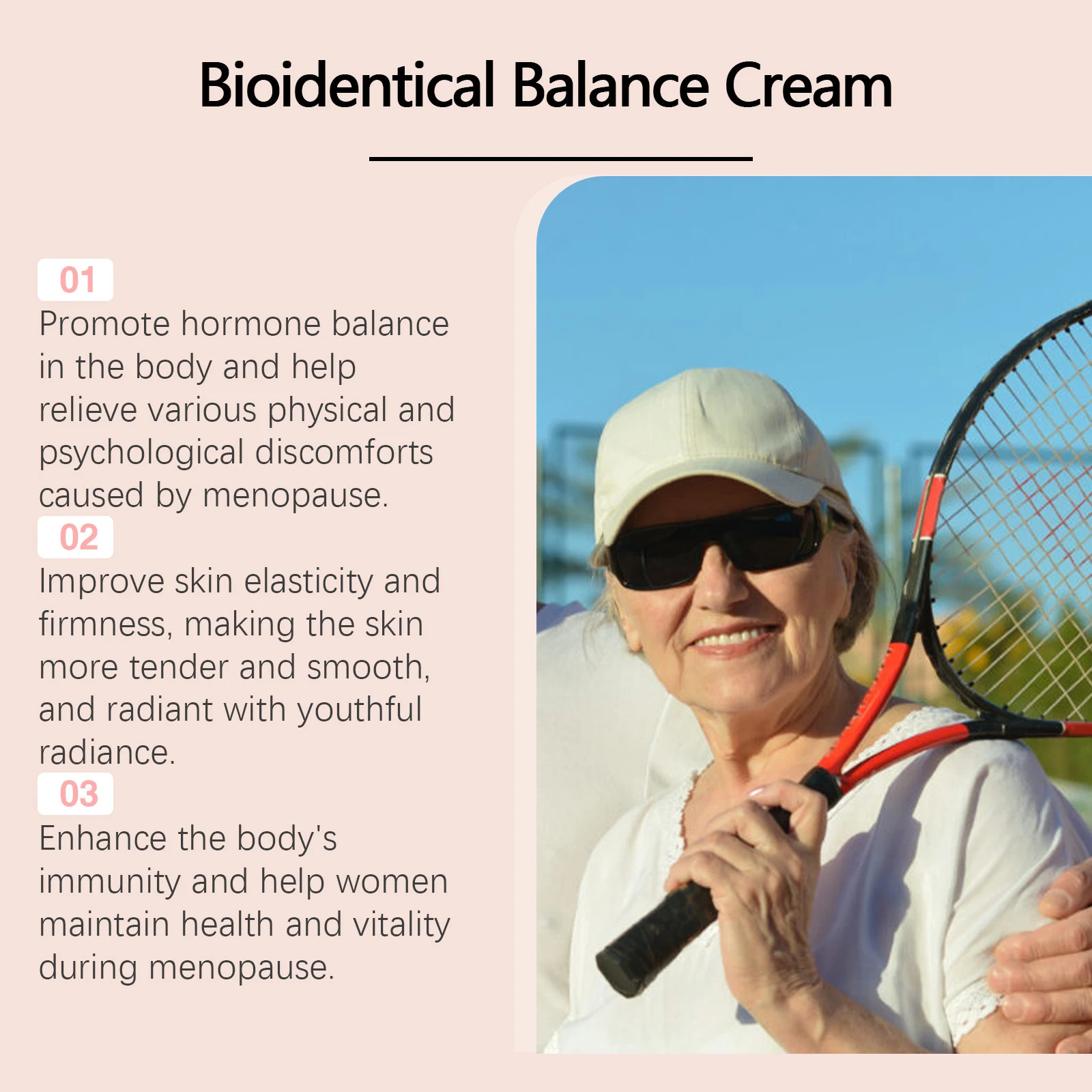 Title 1, Progesteron Menopauze Verlichtingscrème voor Vr...