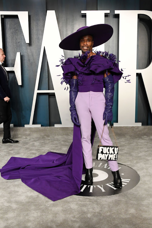 Actor Billy Porter at the 2020 Vanity Fair Oscar party.