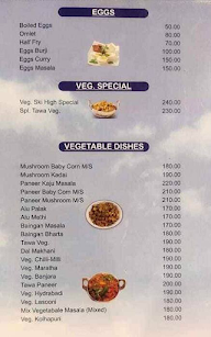 Hotel ski High menu 4