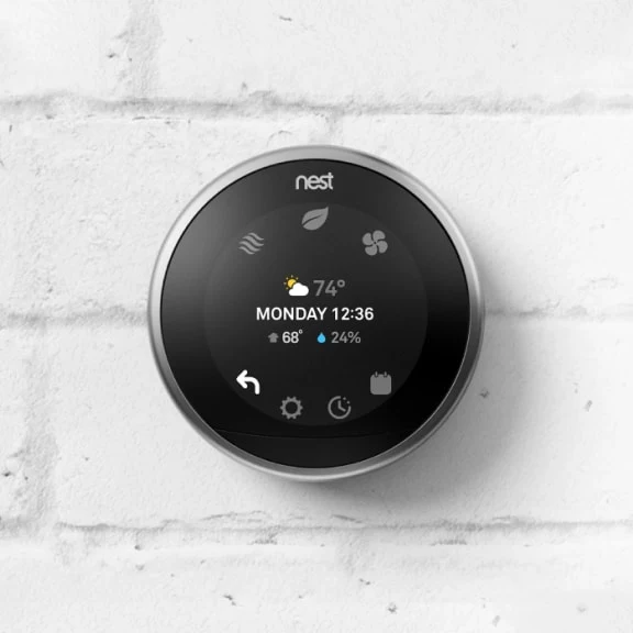 spreiding attribuut Betsy Trotwood Nest Learning Thermostat - Programmeert zichzelf en helpt energie besparen  - Google Store