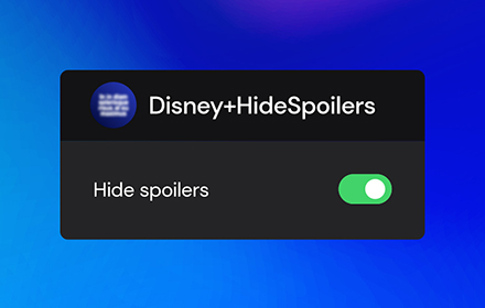 Disney+ Hide Spoilers: no episode synopsis Preview image 0