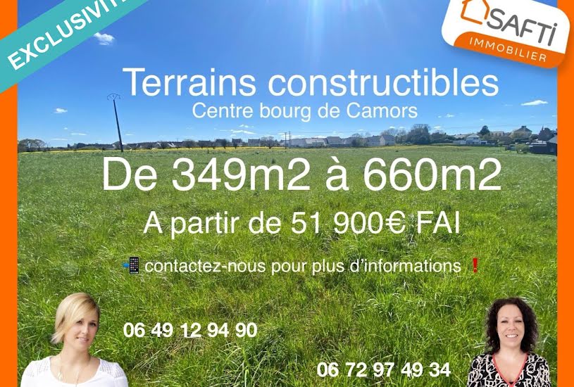  Vente Terrain à bâtir - 407m² à Camors (56330) 