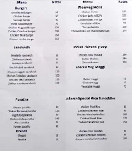 New Adarsh Hotel menu 1