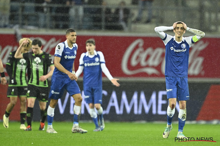 Topschutter doet het opnieuw: KAA Gent nog wat dieper in de put na nederlaag tegen tienkoppig Cercle