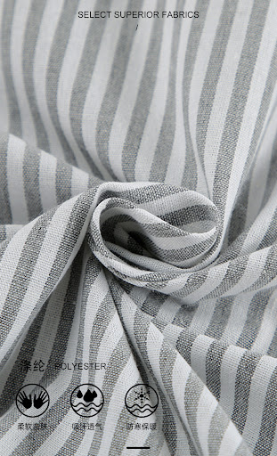 Title 20, Striped Comfortable Soft Long-sleeved Trousers ...
